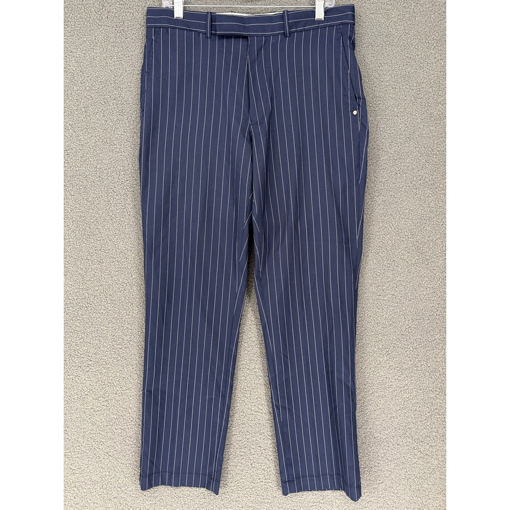RLX Ralph Lauren Team USA Golf Pants Navy Pinstripe Mens 32x32 USA Graphic